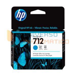 TINTA HP 3ED67A (712A) 29ML CYAN