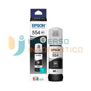 BOTELLA DE TINTA EPSON T554120 NEGRA P/ L8160/ L8180