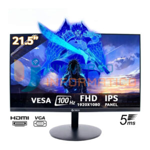 Monitor plano TEROS TE-2130CS, 21.5" FHD IPS, HDMI, VGA, VESA