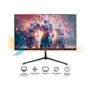 Monitor plano TEROS TE-2128S 21.5" FHD IPS 100Hz 1ms HDMI VGA negro