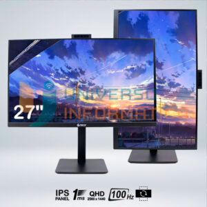 Monitor corporativo TEROS TE-2715CS, QHD IPS, 100Hz, HDMI, DP, Audio out, Cámara 5MP