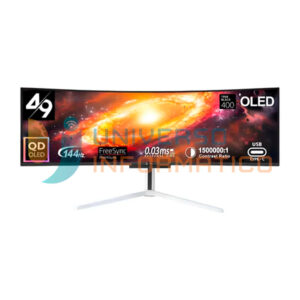 Monitor gaming TEROS TE-4920G, 49" VA, 144Hz, 0.03ms, HDMI, DP, RJ45, Speaker